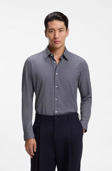 Slim-Fit Printed Shirt