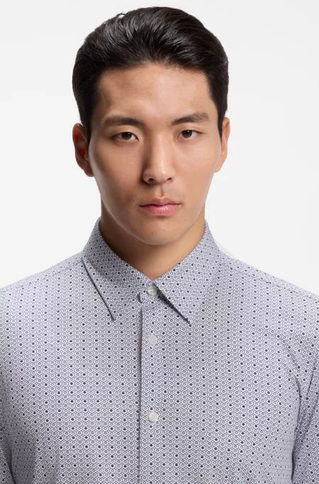 Slim-Fit Printed Shirt