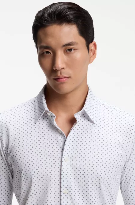 Slim-Fit Printed Shirt