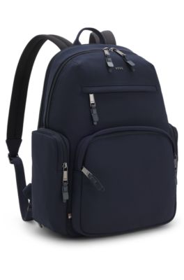 Backpack with multiple pockets, Dark Blue