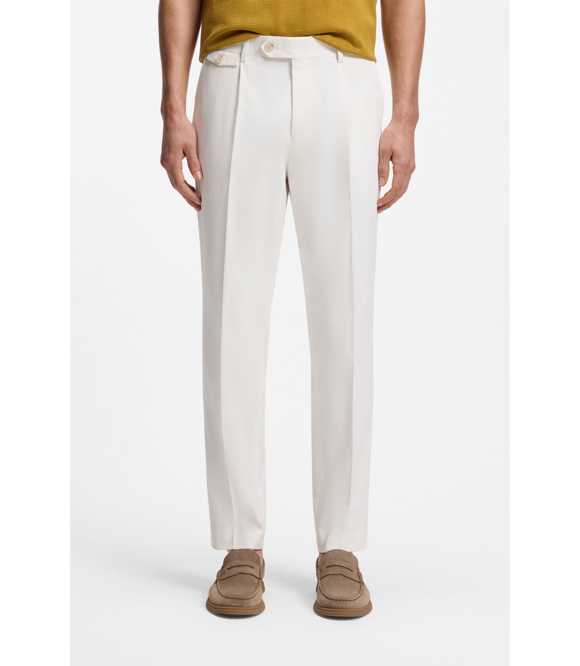 BOSS HUGO BOSS チノパン ホワイト サイズ50 HUGO BOSS | Men´s business pants, confortable and elegant