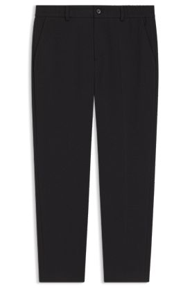 Tapered-fit pants in cotton-blend jersey