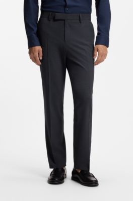 Two-piece slim-fit suit in performance-stretch fabric, Light Blue