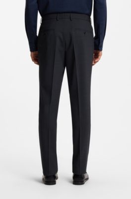 Two-piece slim-fit suit in performance-stretch fabric, Light Blue