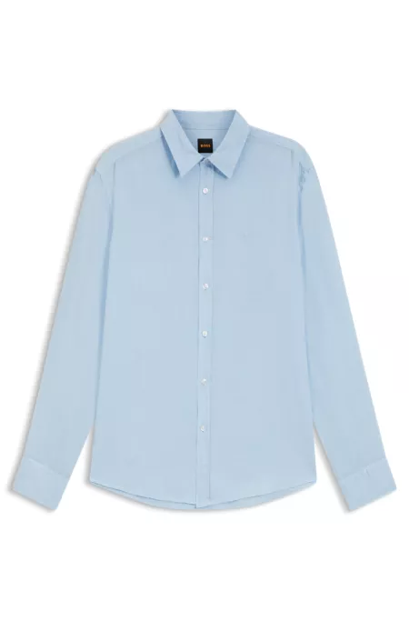 Regular-fit shirt in linen
