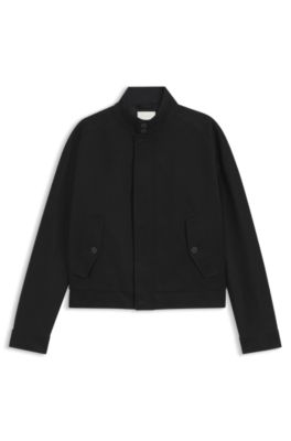 HUGO x entire studios relaxed-fit cotton jacket, Black