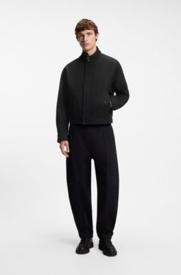 HUGO x entire studios relaxed-fit cotton jacket, Black