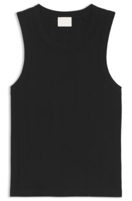 HUGO x entire studios camiseta de tirantes de canal&eacute;, Negro