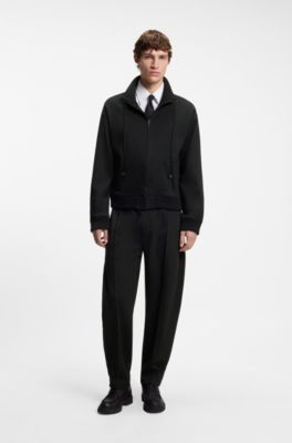 HUGO x entire studios pantalones de ch&aacute;ndal de punto, Negro