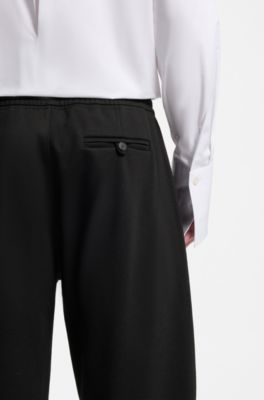 HUGO x entire studios jersey track pants, Black
