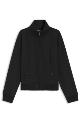 HUGO x entire studios zippered sweatshirt, Black