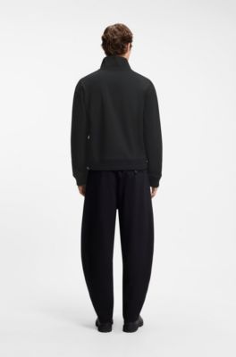 HUGO x entire studios zippered sweatshirt, Black