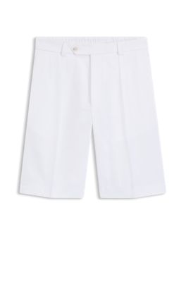 BOSS BY BECKHAM shorts in cotton, White