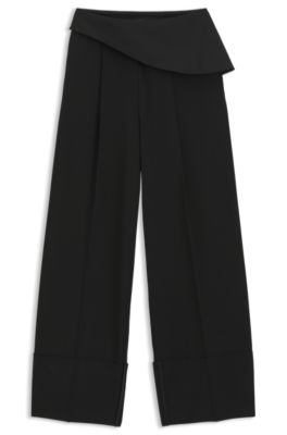 HUGO x entire studios wide-leg pants, Black