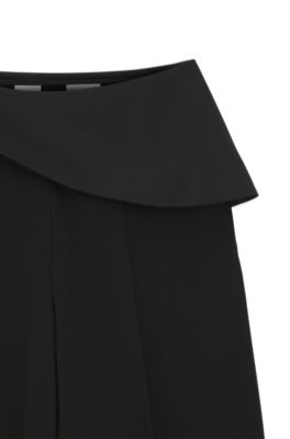 HUGO x entire studios pantalones de pernera ancha, Negro