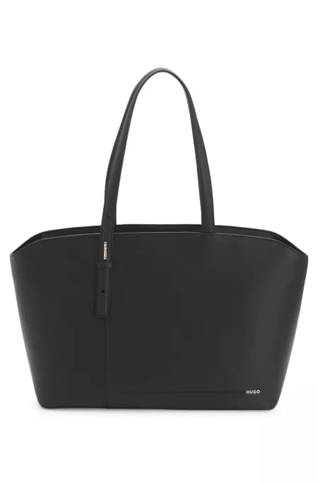 Tote bag with logo lettering