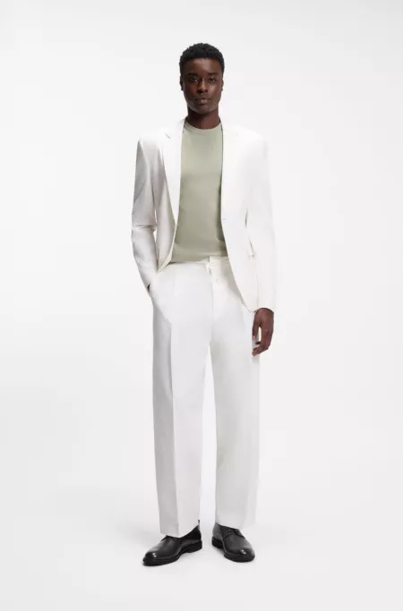 Embossed-logo Derby shoes in leather