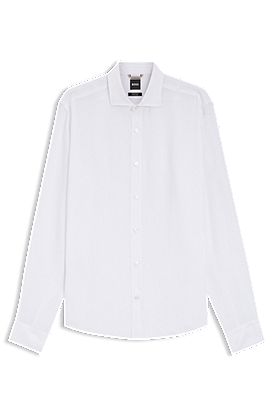 Chemise Regular en lin lavé