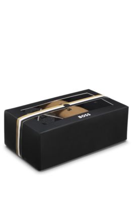 Paquete de 3 pares de calcetines de mezcla de algod&oacute;n en caja de regalo, Fantas&iacute;a