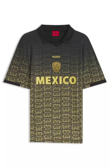 Relaxed-fit soccer T-shirt with nation detailing