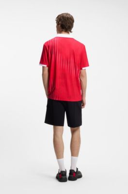 Relaxed-fit soccer T-shirt with nation detailing, Canada