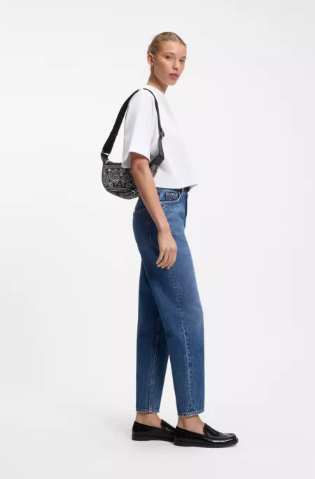 Hobo bag with printed pattern