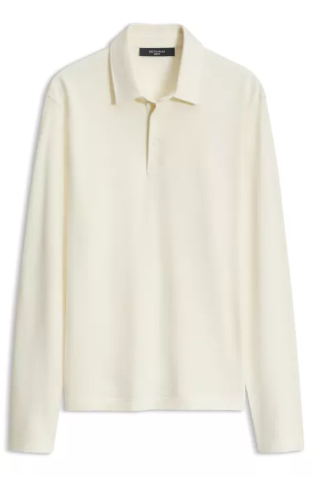 BOSS BY BECKHAM polo shirt in cotton and silk