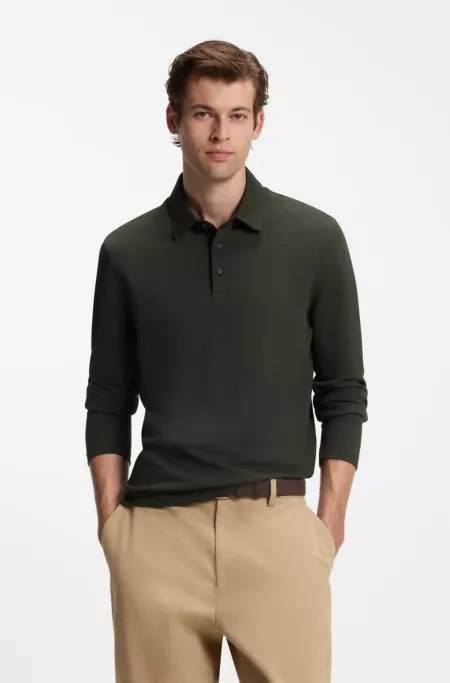 BOSS BY BECKHAM polo shirt in cotton and silk
