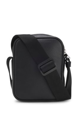 Reporter bag with hardware trims, Black