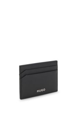 Portefeuille grain&eacute;, Noir