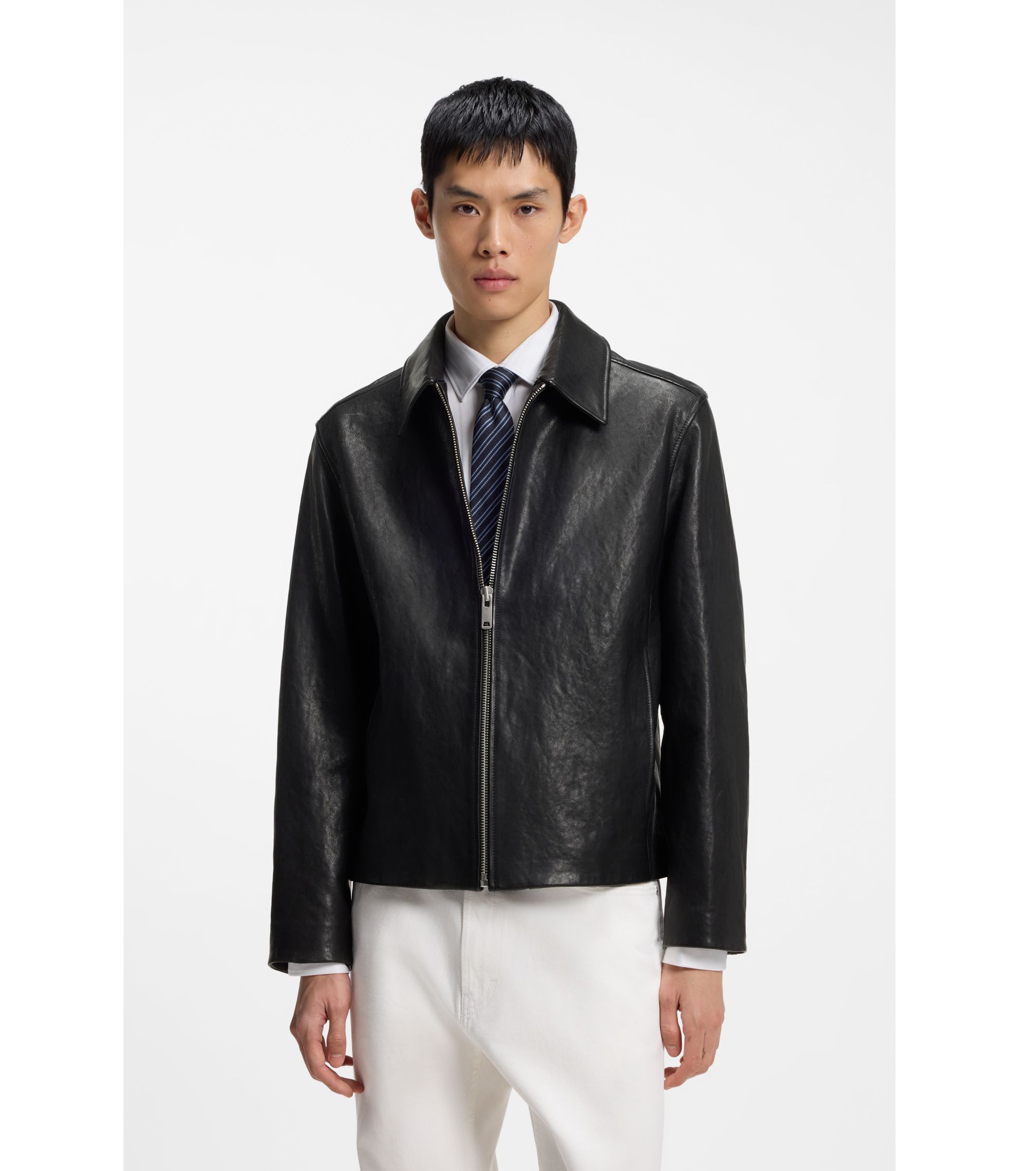 HUGO BOSS | Men's Designer Leather Jackets