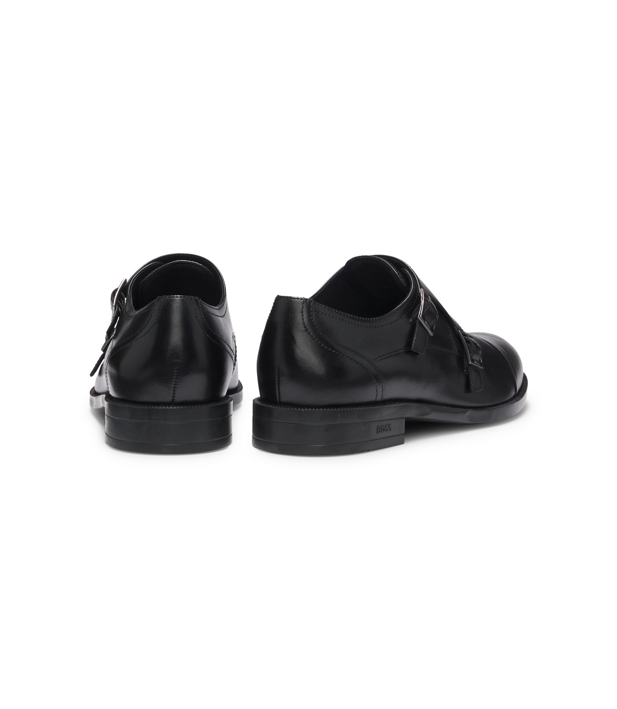 mens black monk strap dress shoes ALDO Dashing Monkstrap Loafers in Other Black, 11