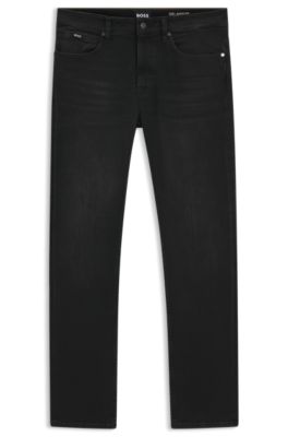 Delaware vaqueros slim fit en denim el&aacute;stico negro, Gris oscuro