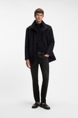Delaware vaqueros slim fit en denim el&aacute;stico negro, Gris oscuro