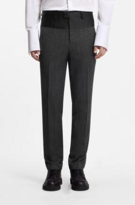 HUGO x entire studios slim-fit pants, Dark Grey