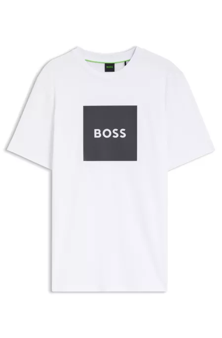 Logo-print T-shirt in cotton jersey