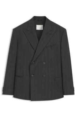 HUGO x entire studios modern-fit blazer, Dark Grey
