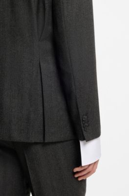 HUGO x entire studios modern-fit blazer, Dark Grey