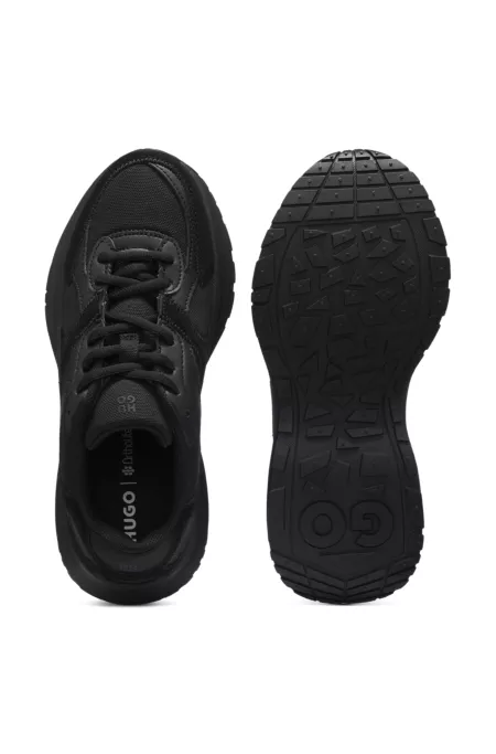 Sneakers in canvas, leather, and suede