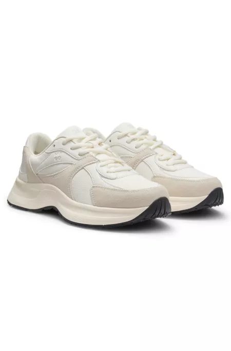 Sneakers in canvas, leather, and suede