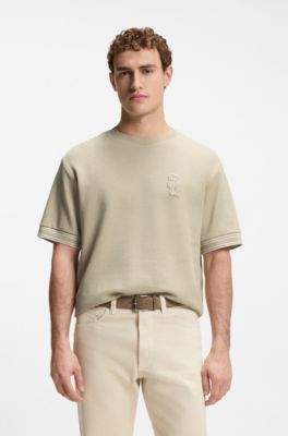 BOSS Selected by Shohei Ohtani T-shirt in cotton, Light Beige