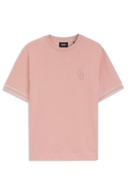 BOSS Selected by Shohei Ohtani T-shirt en coton, Rose clair