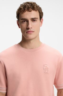 Camiseta de algod&oacute;n BOSS Selected by Shohei Ohtani, Rosa claro