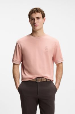 Camiseta de algod&oacute;n BOSS Selected by Shohei Ohtani, Rosa claro