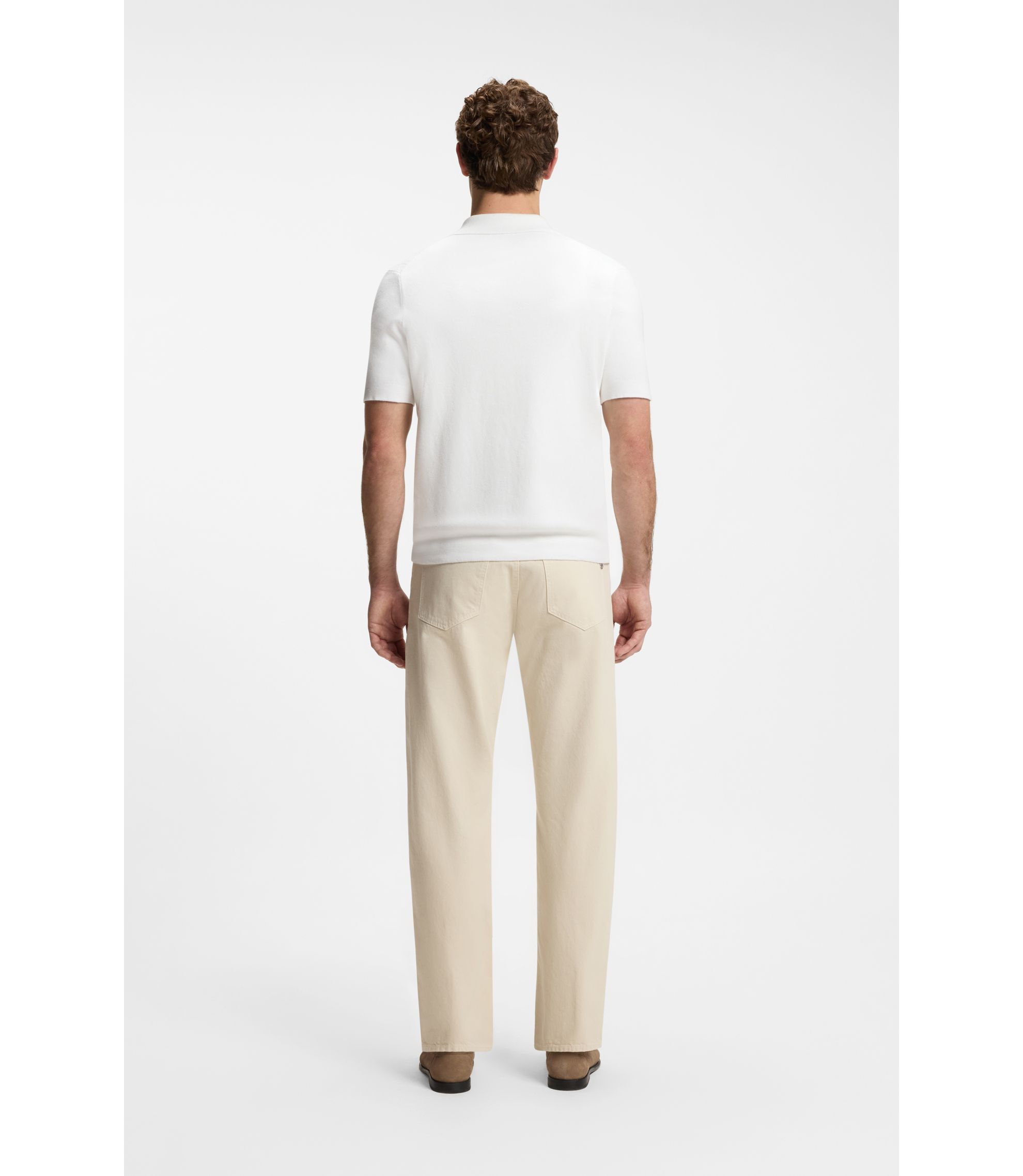 BOSS - BOSS Selected by Shohei Ohtani shirt in structured cotton