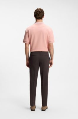 Polo relaxed fit BOSS Selected by Shohei Ohtani , Rosa claro