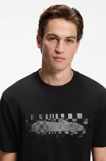 Porsche x BOSS T-shirt with glossy artwork