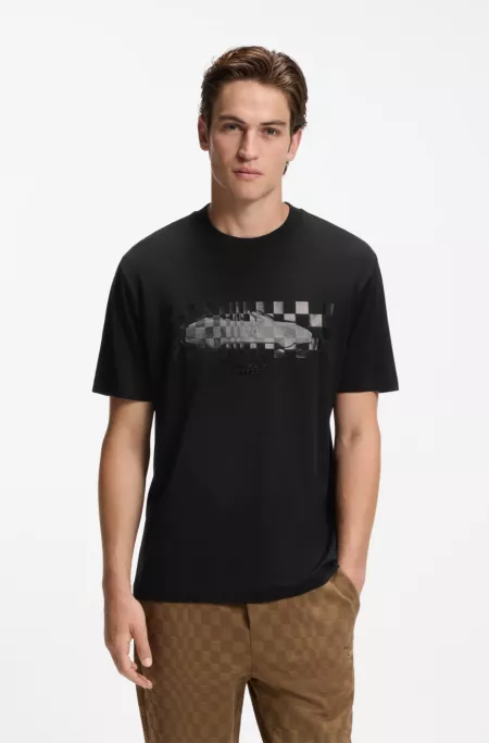 Porsche x BOSS T-shirt with glossy artwork