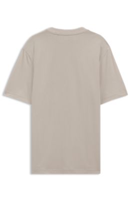 Porsche x BOSS T-shirt with glossy artwork, Light Beige