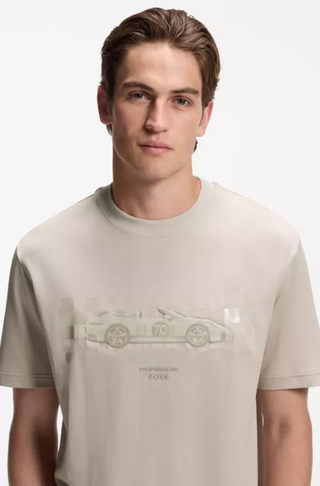 Porsche x BOSS T-shirt with glossy artwork